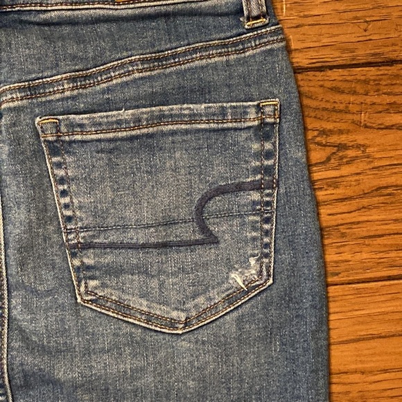 american eagle 00 super stretch jean skirt - Picture 7 of 10